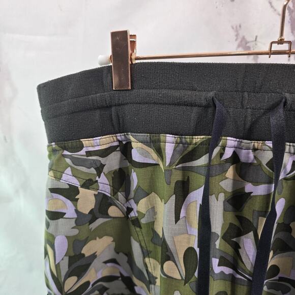 Title Nine Skirt Womens Medium Skort Green Purple Stretch Mini Shorts Lined - Picture 2 of 13